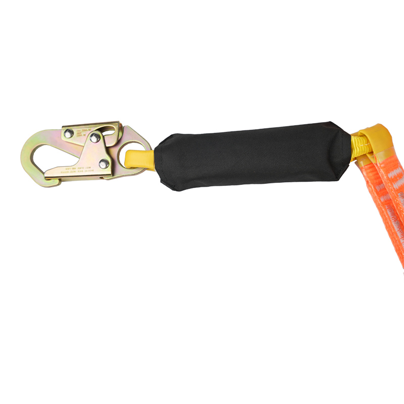 L19 lanyard sábháilteachta cúpla gabhála titim le uigí tiubh agus crúcaí ANSI